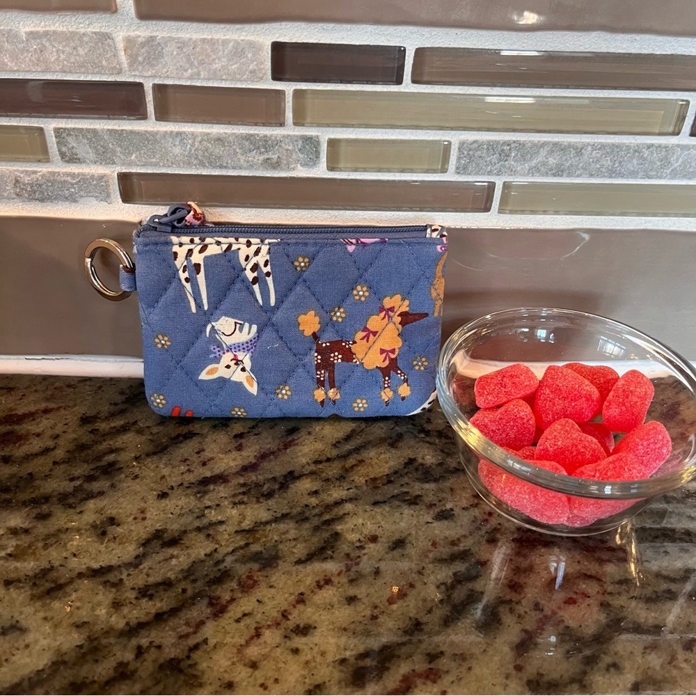 Vera Bradley Zip ID Case in “Bark Park” Pattern NWOT